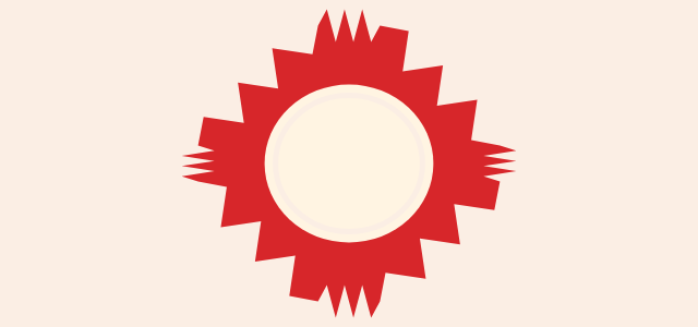 Discount Flash graphic style applied to an icon shape