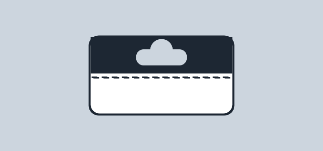 Euro Hang Tab graphic style applied to an icon shape