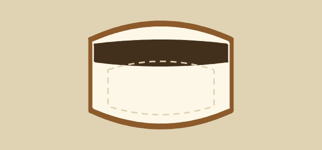 Jar Label graphic style applied to an icon shape
