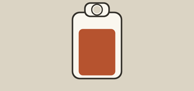 Luggage Tag graphic style applied to an icon shape